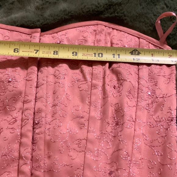 Charlotte Russe Peach Corset Tank Top - Picture 3 of 4